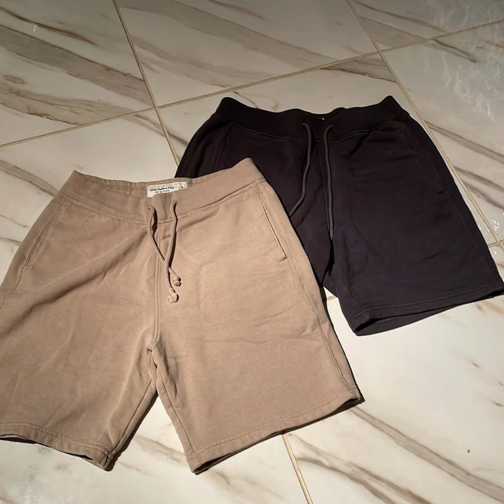 Abercrombie soft A&F fleece shorts
